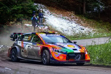Thierry Neuville'is Hyundai WRC
