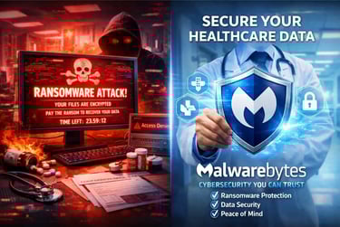 Ransomware attack on healthcare services