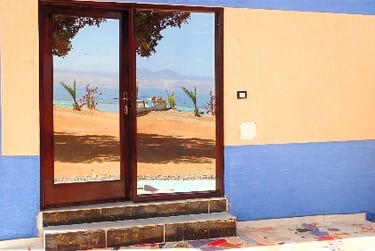Studio spacieux avec salle de bain privée et vue sur mer au Bedouin Star Ras Shitan