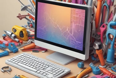 An e-reader displays text on a bright yellow background.