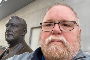FDR Statue Outside WWII Museum