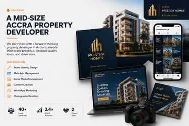 Service to Accra property developer, From Zero Digital Presence to 40+ Qualified Leads in 60 Days