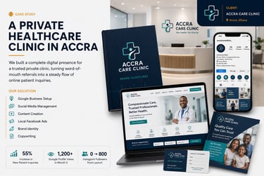 Clinic in Accra - Private Clinic Grows New Patient Inquiries by 55% in 3 Months