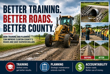 training will help the clinton county road department