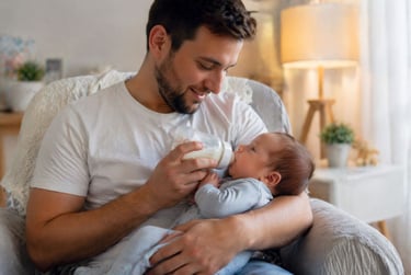 en que puede ayudar el padre en casa luego del parto