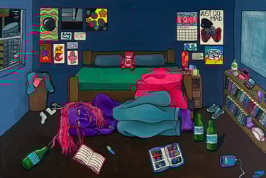 'The Crash Out' Art work