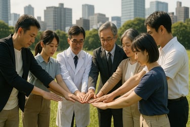 堺市子ども自殺対策の支援チーム関係者が連携と支援するイメージ画像｜堺市のニュースならサカイタイムズ
