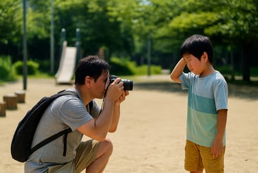 堺市東区の公園で不審者が小学生を撮影する画像