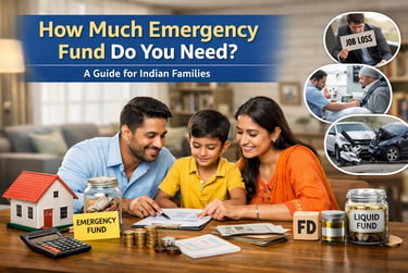 How much emergency fund do you need for Indian families emergency savings guide