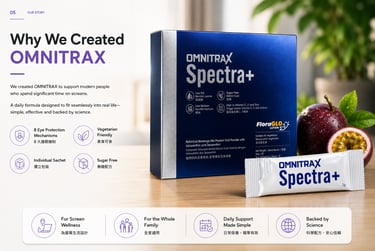 OMNITRAX SPECTRA+ created to support healthier routines for modern digital lifestyles.