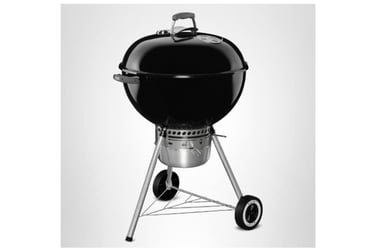 This grill is perfect for summer cookouts. It's easy to use and clean, with a built-in thermometer f