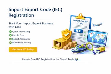 Import Export Code IEC registration assistance