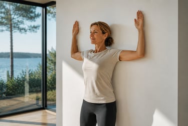 Exercice Wall Slide pour la mobilité des épaules et la posture
