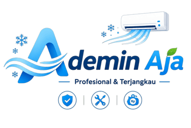 Logo Ademin Aja jasa service AC Bandung