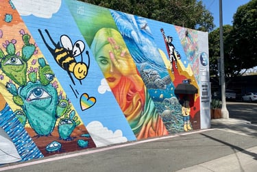 Alley Art Wall @ 550 Grand Avenue