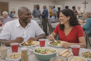 Blossoming love rooted in faith and shared values