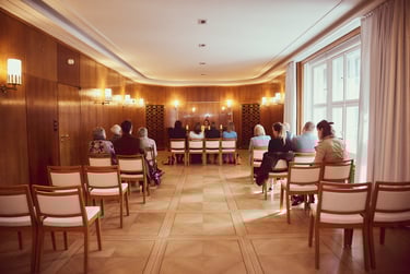 A civil ceremony in Standesamt Mitte in Berlin.