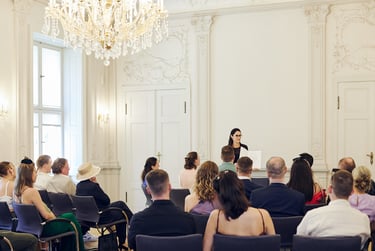 Civil ceremony taking place at Gusthaus Steglitz.