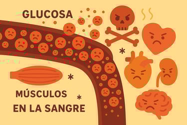 Glucosa toxica en sangre