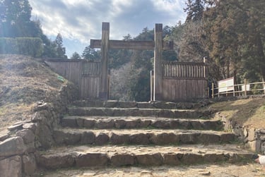 Staircase at Hachi-Oji Castle