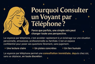 Pourquoi consulter une voyante par téléphone