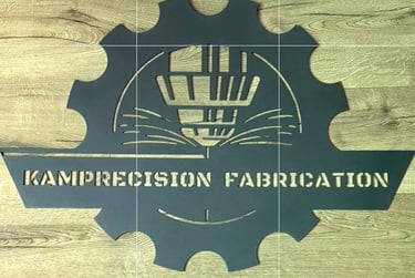 affordable, cheap custom steel or metal fabrication sign