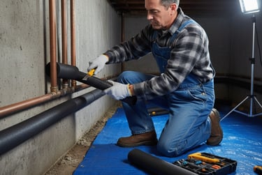 insulate pipes, protect pipes