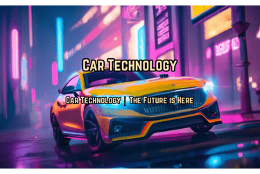 a car with the words "car technology" on it