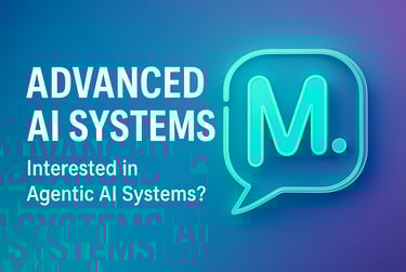 a speech bubble with the words advanced ai system