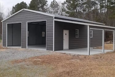 24x30 metal garage - Build and price your custom metal building at Caney Creek Sheds in Texarkana Ar