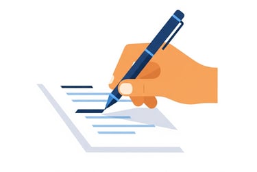 illustrative image 6 - Drafting - to show stage 2 of Contracts & Agreements 