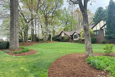 Professional mulch installation services in Catawba County NC