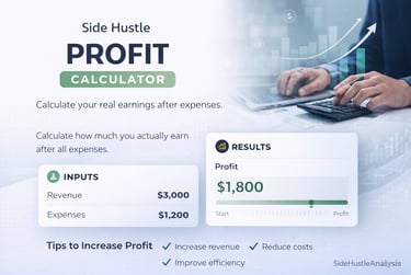 side hustle profit calculator 
