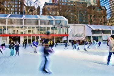 Bryant Park, NYC this past February