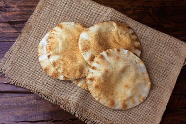Pão sírio 