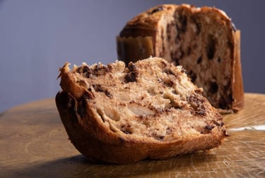 Panetone de chocolate