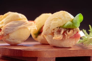 Pão de queijo lanche