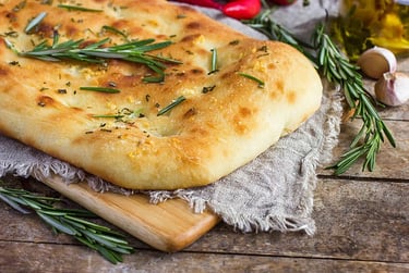 Focaccia de ervas finas