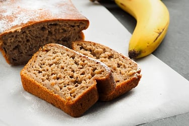 Bolo gourmet de banana 
