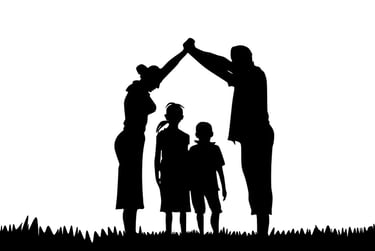 famille en harmonie dans son habitat choisi grâce au Feng Shui