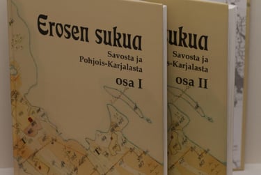 Tilaa sukukirjat