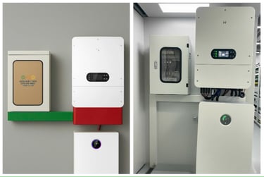 sơ đồ đấu nối hệ điện mặt trời Hybrid