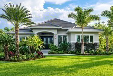 The Plant Lady landscaped Southwest Florida home