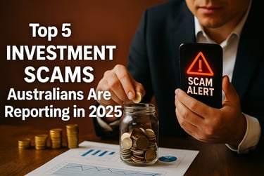 Investment scam warning in Australia 2025.
