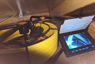 Sewer camera inspection