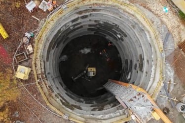 travaux en puits verticaux et tunnels