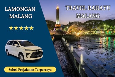 Layanan Travel dari Lamongan ke Malang pakai mobil Avanza putih dari Travel Rahayu Malang