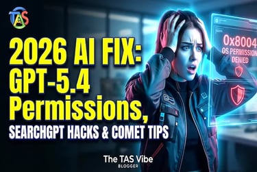 2026 AI Fix: GPT-5.4 Permissions, SearchGPT Hacks & Comet Tips