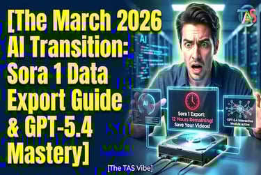 The March 2026 AI Transition: Sora 1 Data Export Guide & GPT-5.4 Mastery