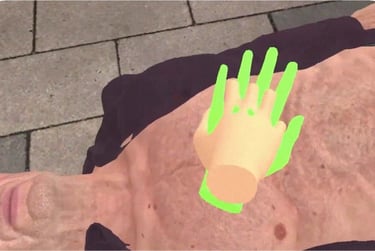 RCP Virtual. CPR VR Training. Saludemy